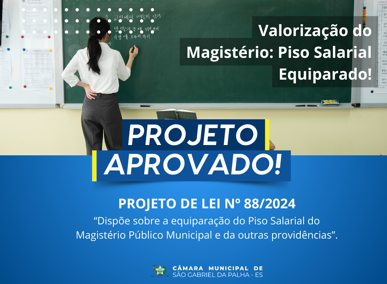 Imagem da notícia: Valorização do Magistério: Piso Salarial Equiparado!